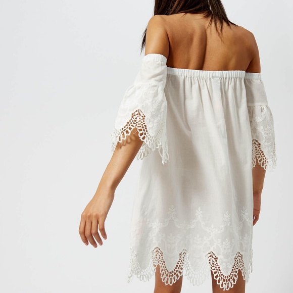 MINKPINK Charlotte Broderie Off The Shoulder Dress - Picture 5 of 9